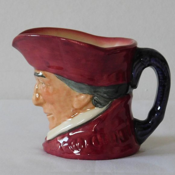 Miniature 3 1/4 Inch English Royal Doulton The Cardinal Character Toby Jug - Picture 6 of 7
